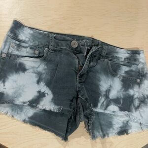 American eagle tie-dye shorts